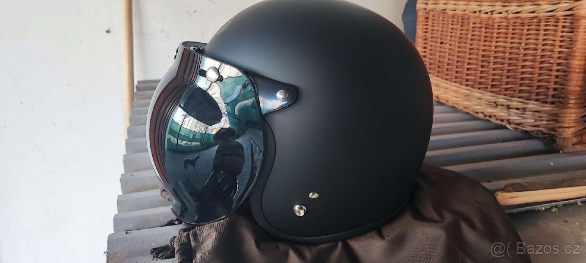 Nová retro přilba velikost M - 12