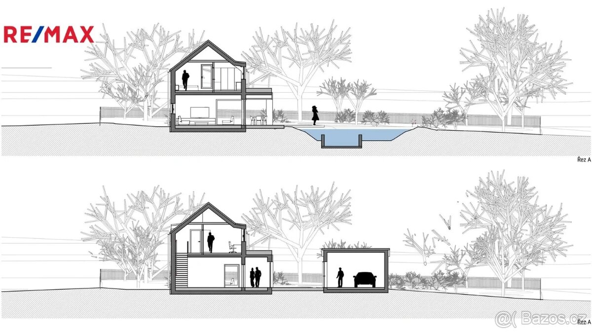 Prodej stavebního pozemku s projektem, 2116m², Děčín-Dobrná - 12