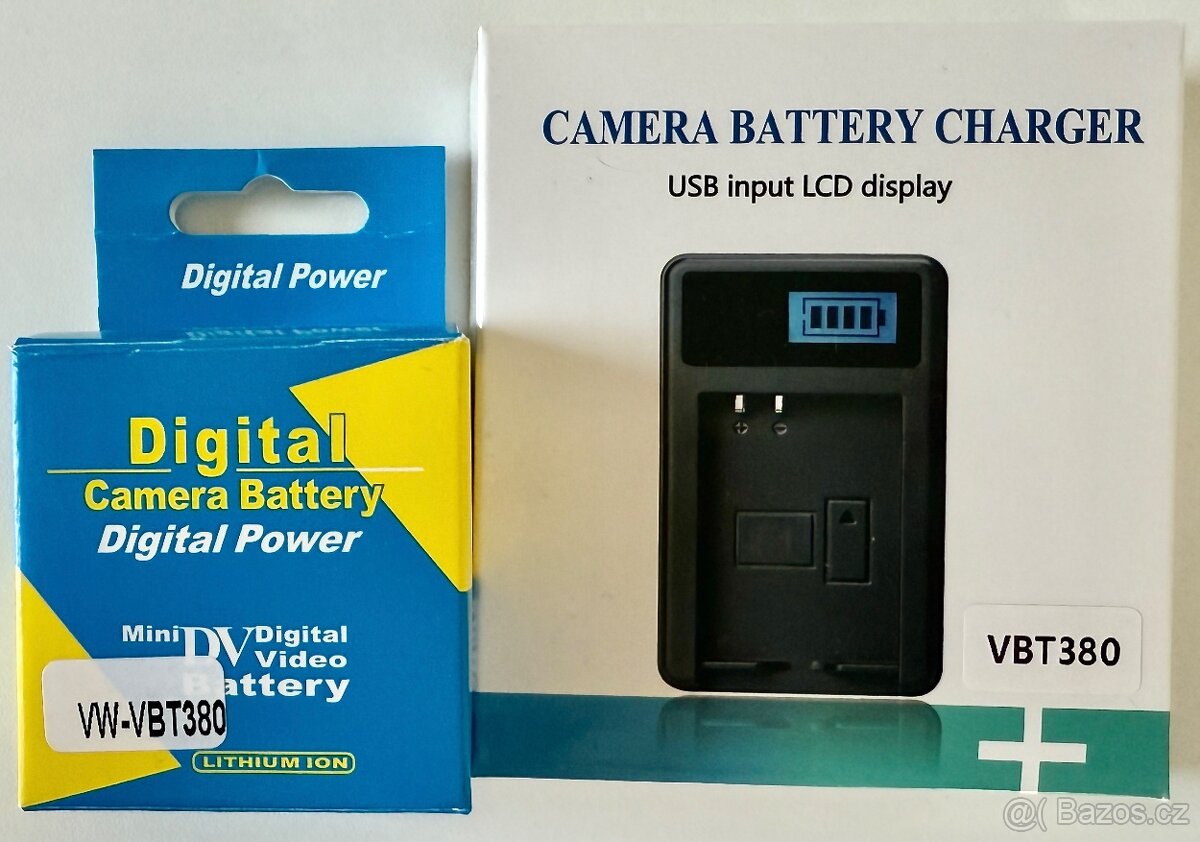 Baterie Li-Ion Power Trust VW-VBT380 3900 mAh + nabiječka - 12