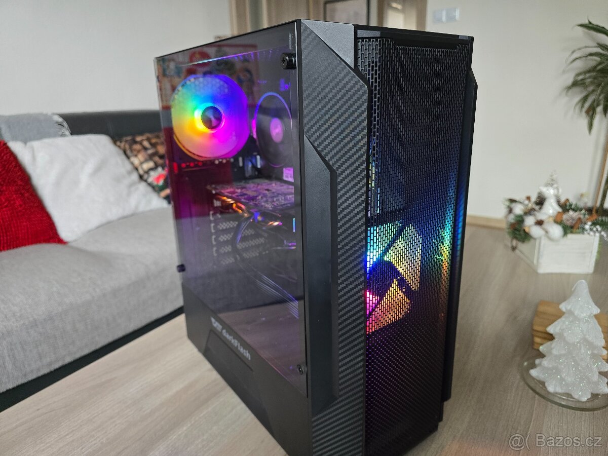 Nové herní PC Darkflash Ryzen 5, 24Gb ram, GTX 660, W11 - 12