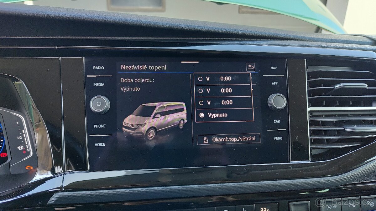 VW T6.1 upgrade přihřívače Webasto+MENU INFOTEJMENT - 12
