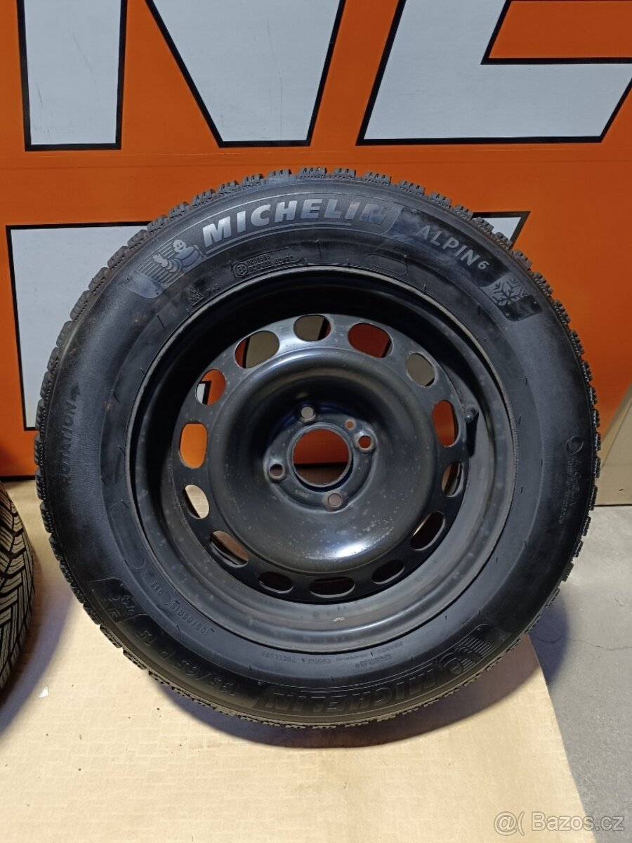 Kola Peugeot, Citroen 4x108+ zimní pneu 195/65R15 - 12