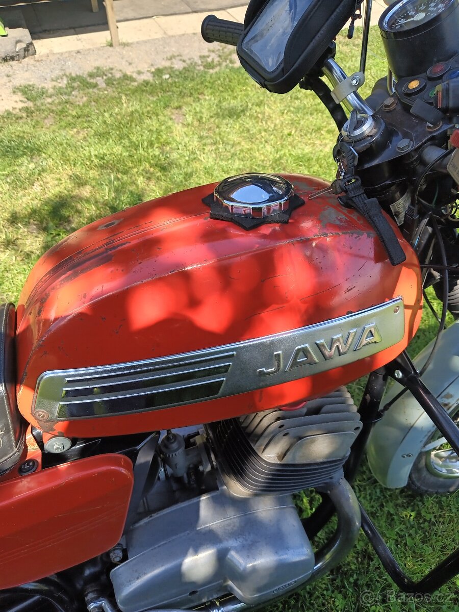 Jawa 350/634 se sajdou. GO - 12