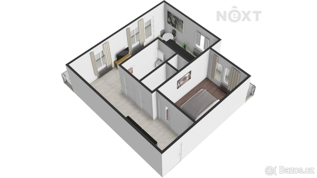 Pronájem byt 2+kk, 49㎡ - 12