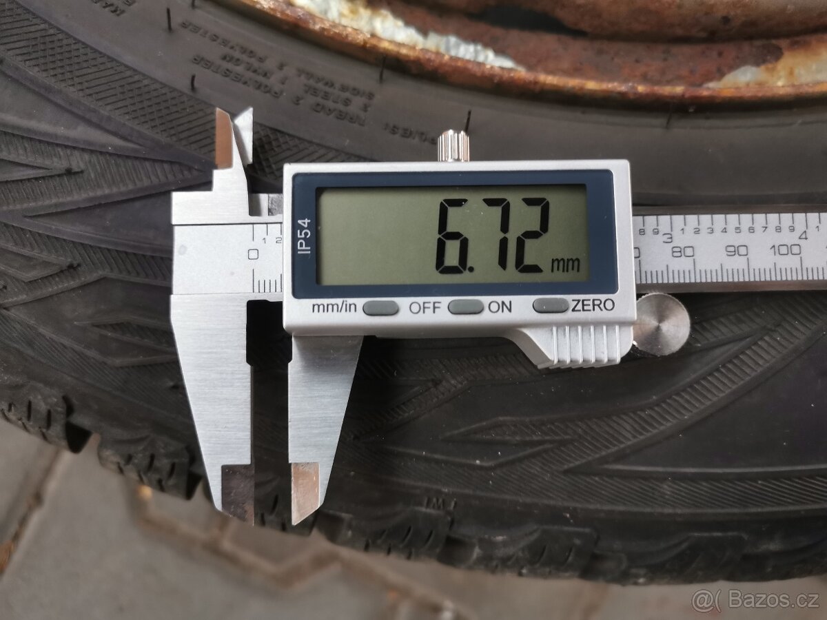 Originální 17 disky hyundai + zimní pneu 6,5-7mm + TMPS - 12