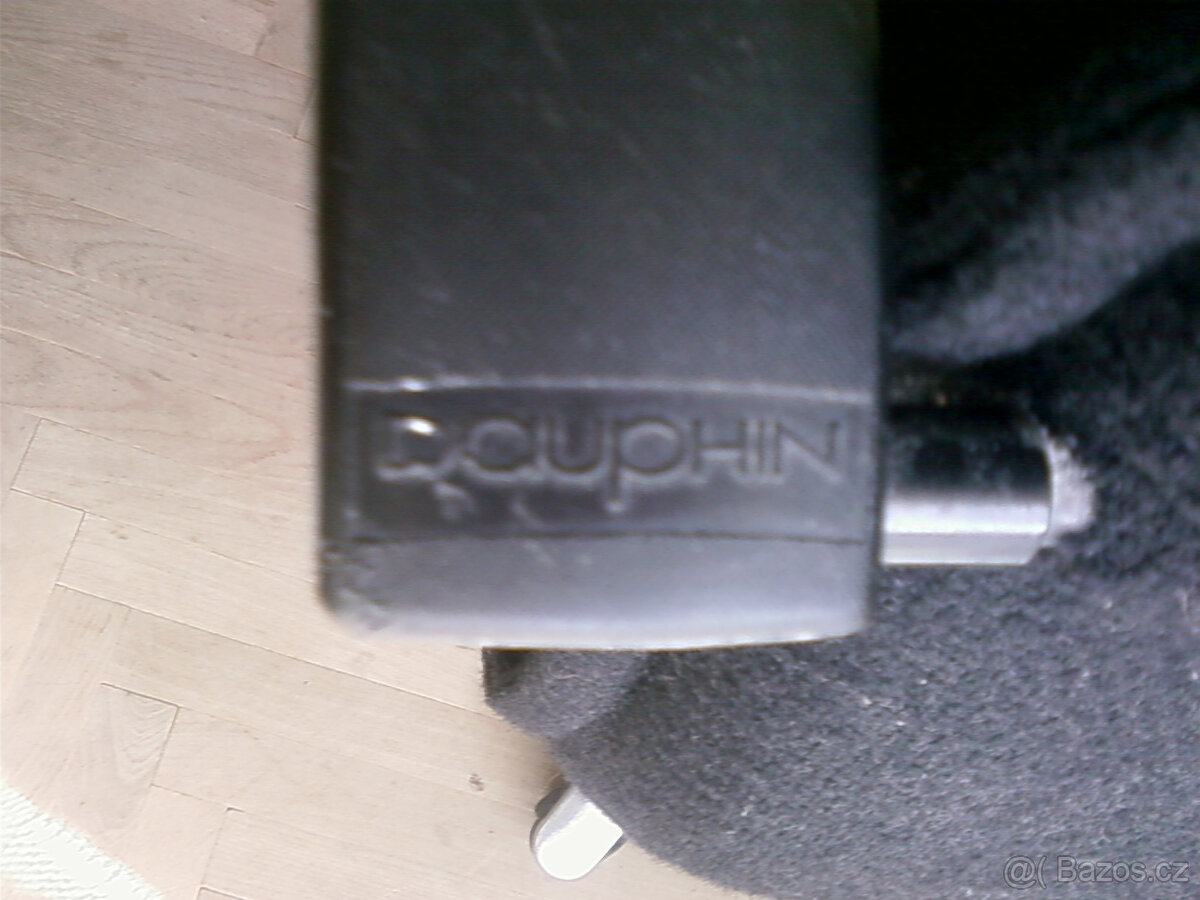 Kancelářské křeslo zn. Dauphin, chrom, černé čalounění - 12