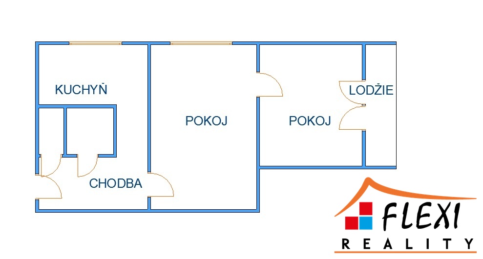 Podnájem bytu 2+1 s lodžií, 49 m2, Ostrava - Jih -Hrabůvka, - 12