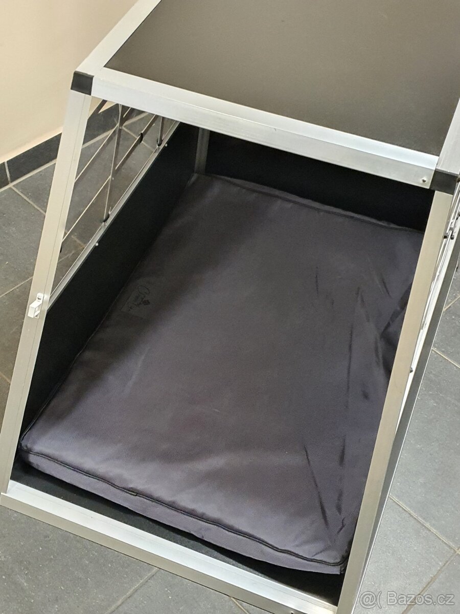 klec na většího psa ALU přepravní box + PODLOŽKA - 12