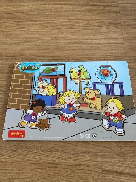 Dětské hračky, puzzle, dřevěné, stavebnice, vláček - 12