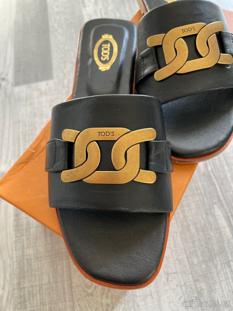 Dámské černé pantofle 37 Tod´s - 12