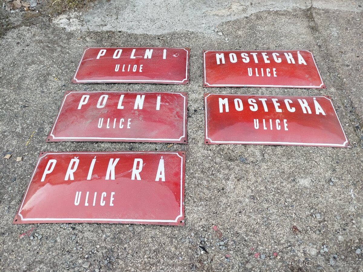 Smaltované cedule - 12