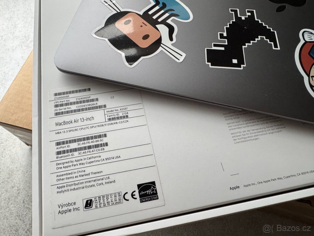 Apple Macbook Air M1 16/512 Silver - 12