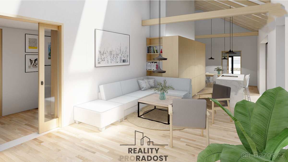 Prodej stavebního pozemku 814 m² s projektem na RD 5+kk - 12