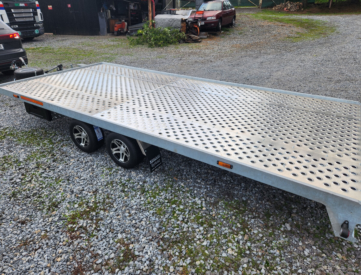 Sklopka hydraulika, ALU plocha 450x210cm, 2700/680kg, výbava - 12