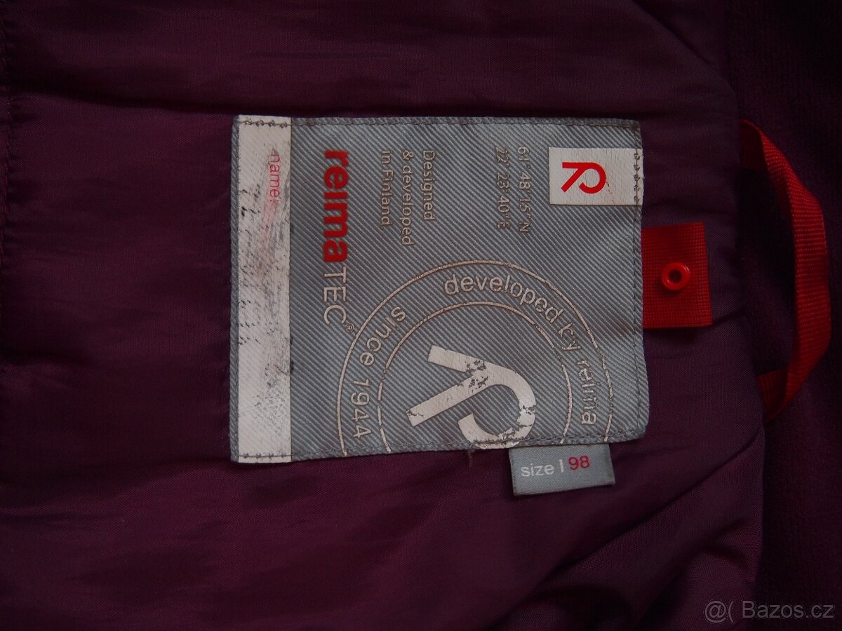 Membránová kombinéza Reima vel. 98 - 12