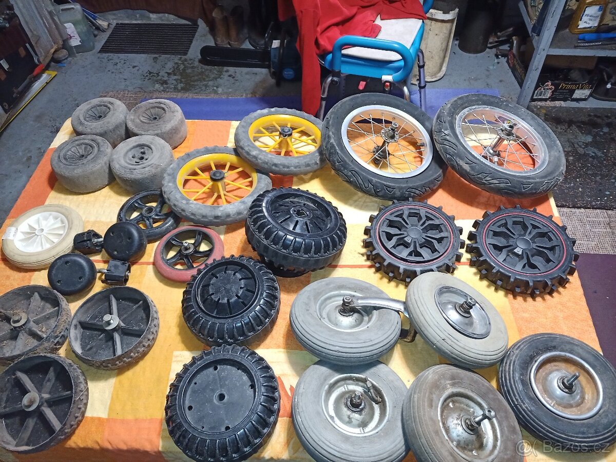 Kolečka různé typy i velikosti levně - 12