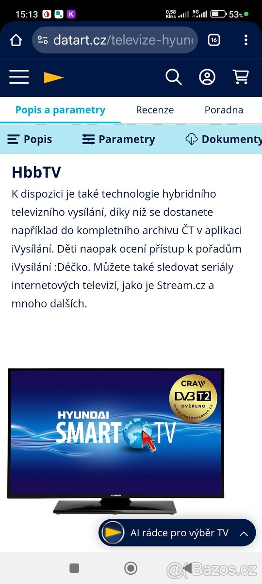 SMART Televize Hyundai 24 - 12