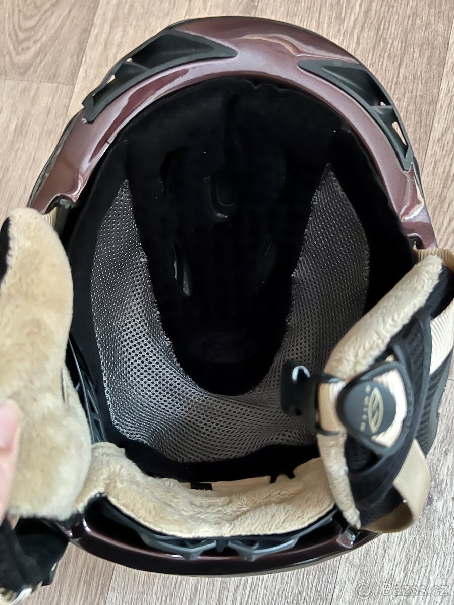 Lyžařská helma Smith + brýle Scott - 12