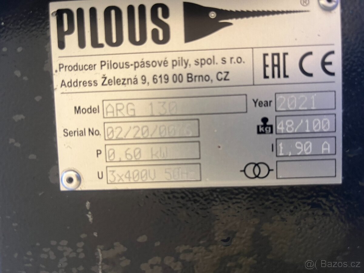 Pásová pila Pilous - 12