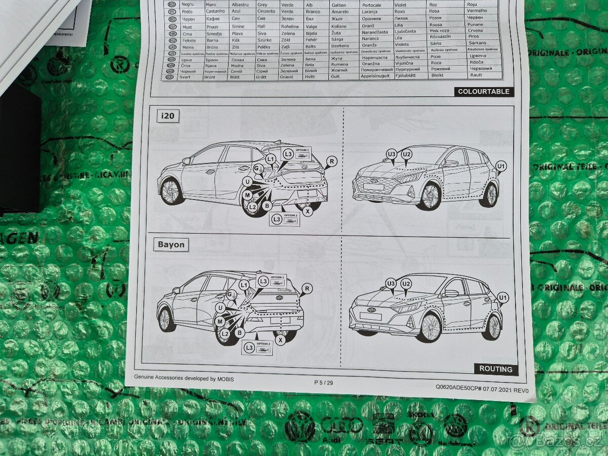 elektroinstalace pro tažné zařízení Hyundai i20 Q0620ADE50CP - 12