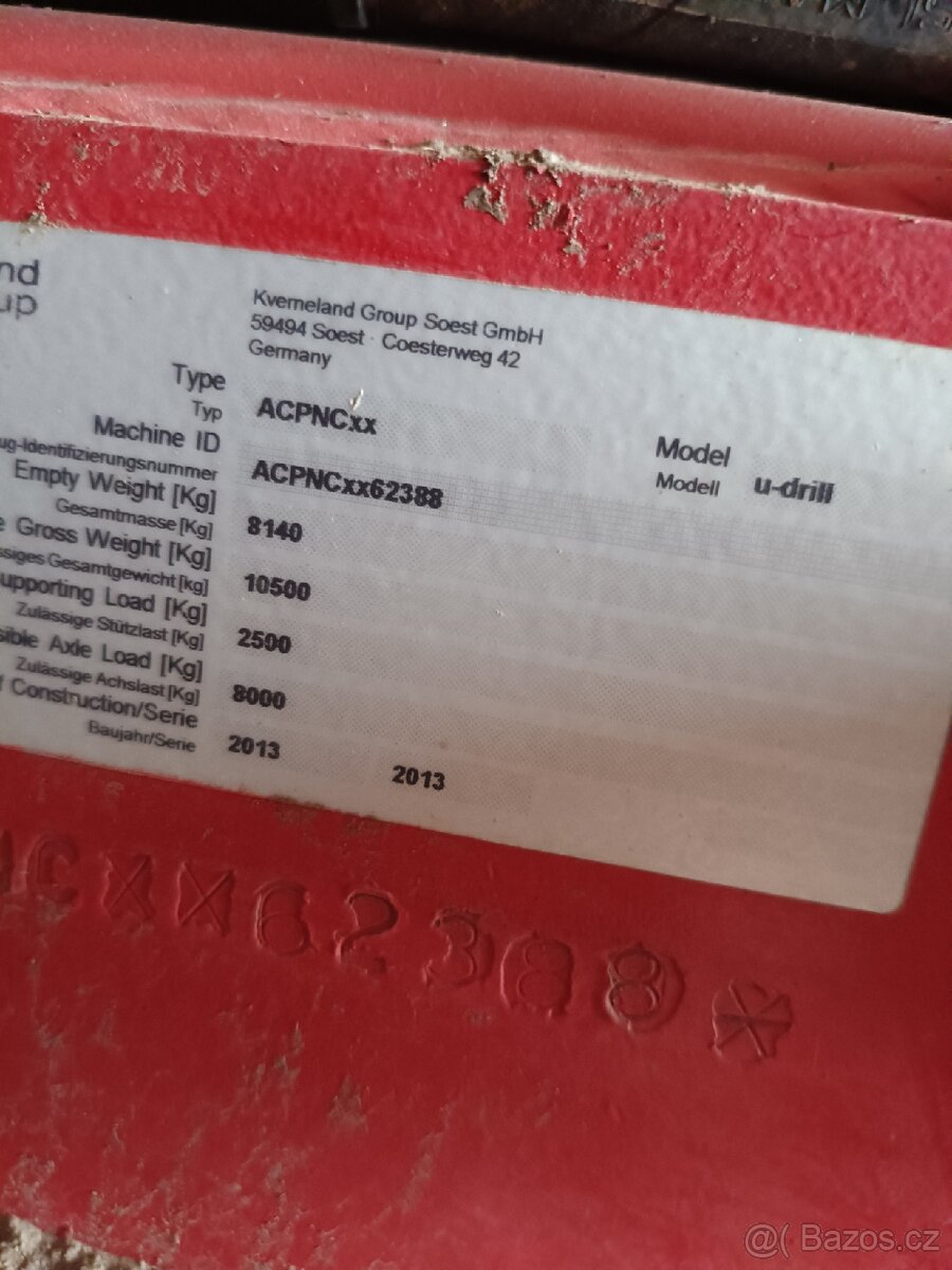 Kverneland U-drill 6000 - 12