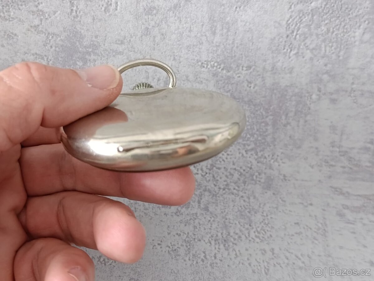 Velmi staré obrovské švýcarské hodinky s centrální ručičkou - 12