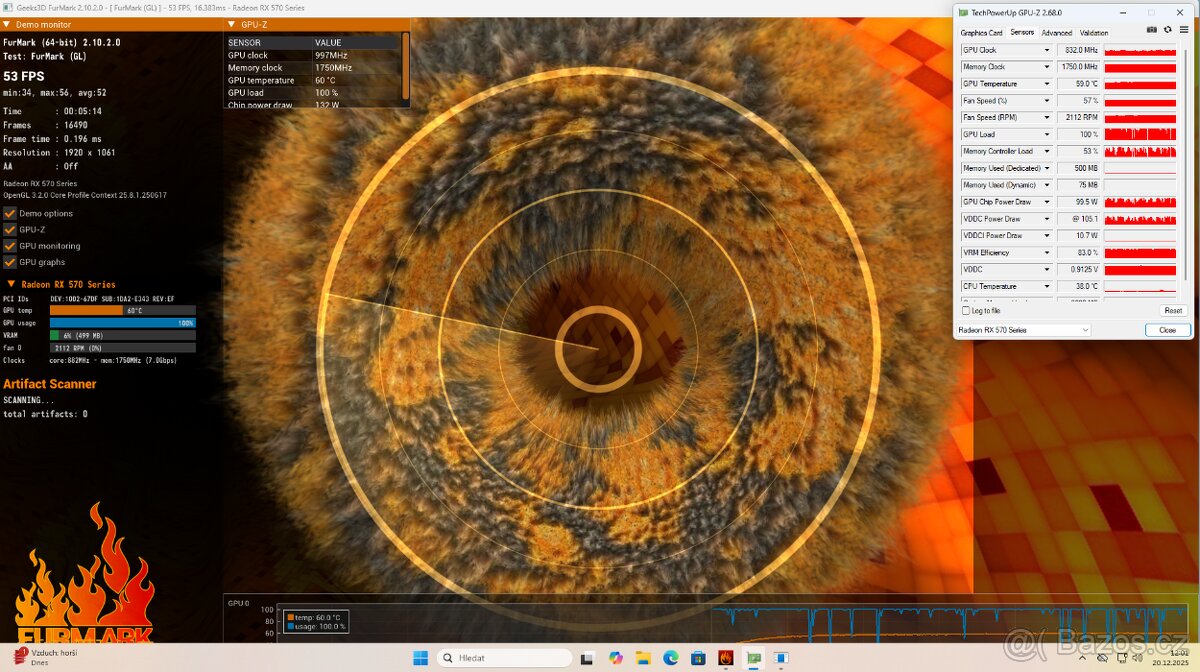 XEON 8vláken,16GB RAM,RX 570 8GB,128GB m.2,1TB HDD,WIN 11 - 12