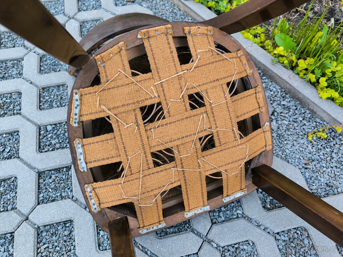 Starožitné Art Deco jídelní židle Thonet, 30. léta - 12