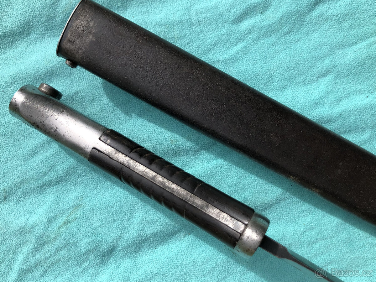 Německý bodák Mauser K98 – značený komplet (2. sv. válka) - 12