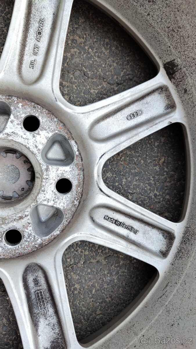 Zimní origo Audi 18" 5x112 pneu Nokian 2x 7mm - 12