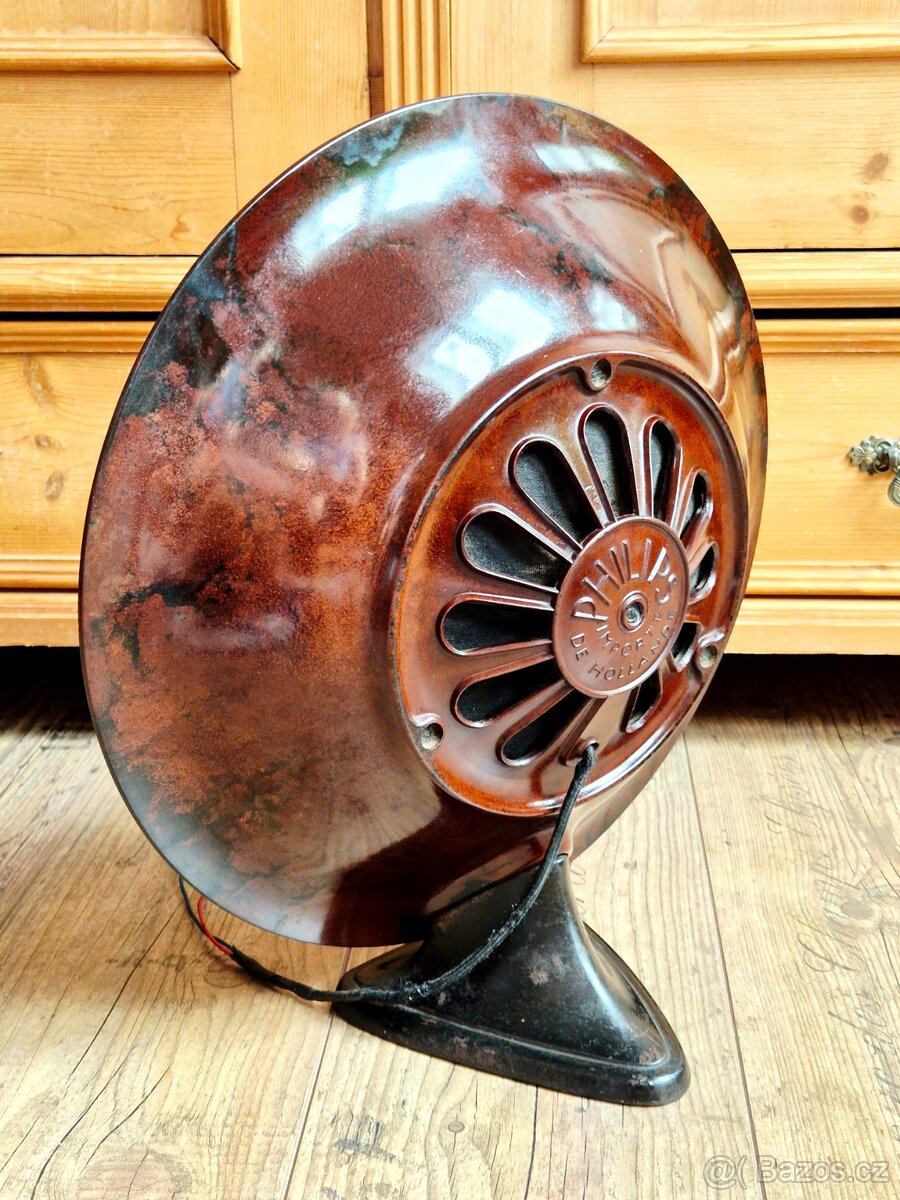 Starý rádio reproduktor Philips, typ 2003, 1928 - 12