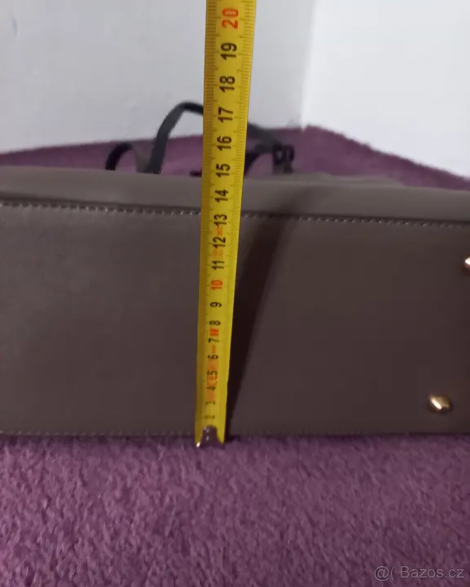 Nová kabelka Carpisa Fango Mud vínová šedivá - 12