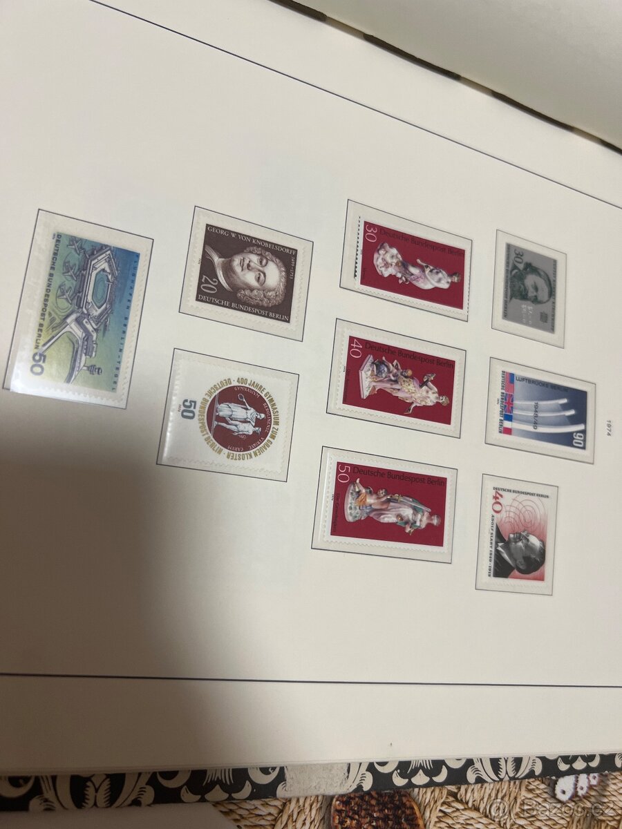 Známky staré Reich a Saar série atd Nemecko - 12