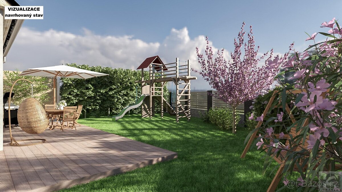 Stavební pozemek 655m2 s povolením na dvojdům 2x 4+1 Choťánk - 12