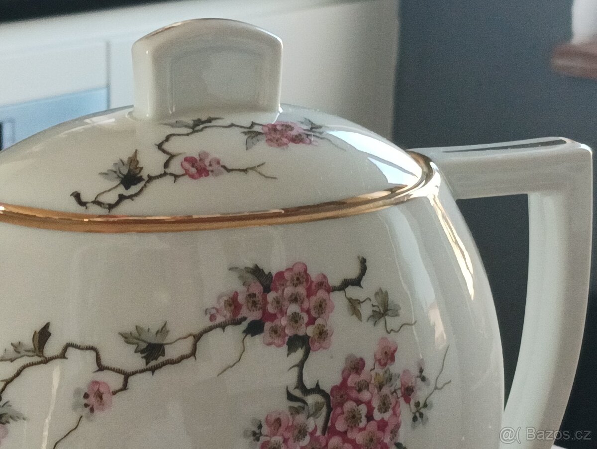 ART DECO PORCELÁNOVÉ KONVIČKY UNION PORCELAINIERE UNIQUE LIM - 12