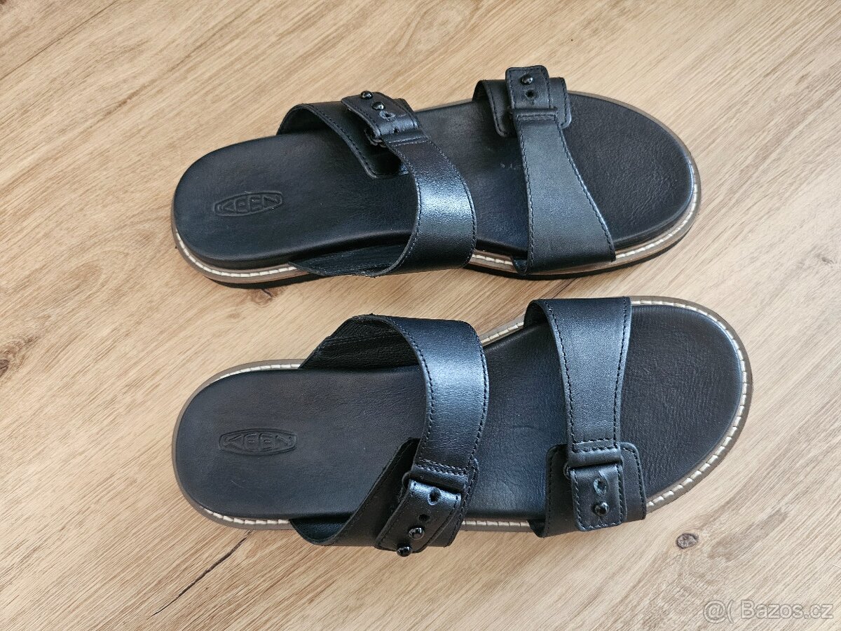 Kožené nazouváky Keen Lana Slide vel.41 - 12