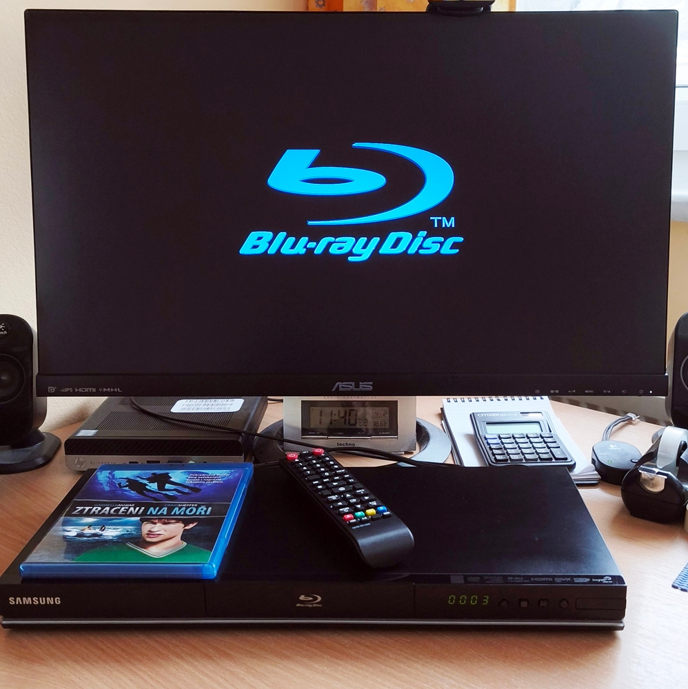 Blu-ray, DVD přehrávač SAMSUNG BD-D5100 - Super stav - 12