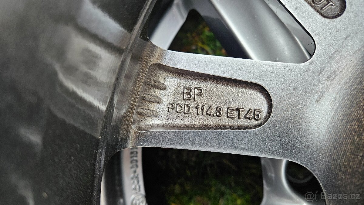 Mazda 3 zimní pneumatiky 205/60R16 elektrony 6,5Jx16 5x114,3 - 12