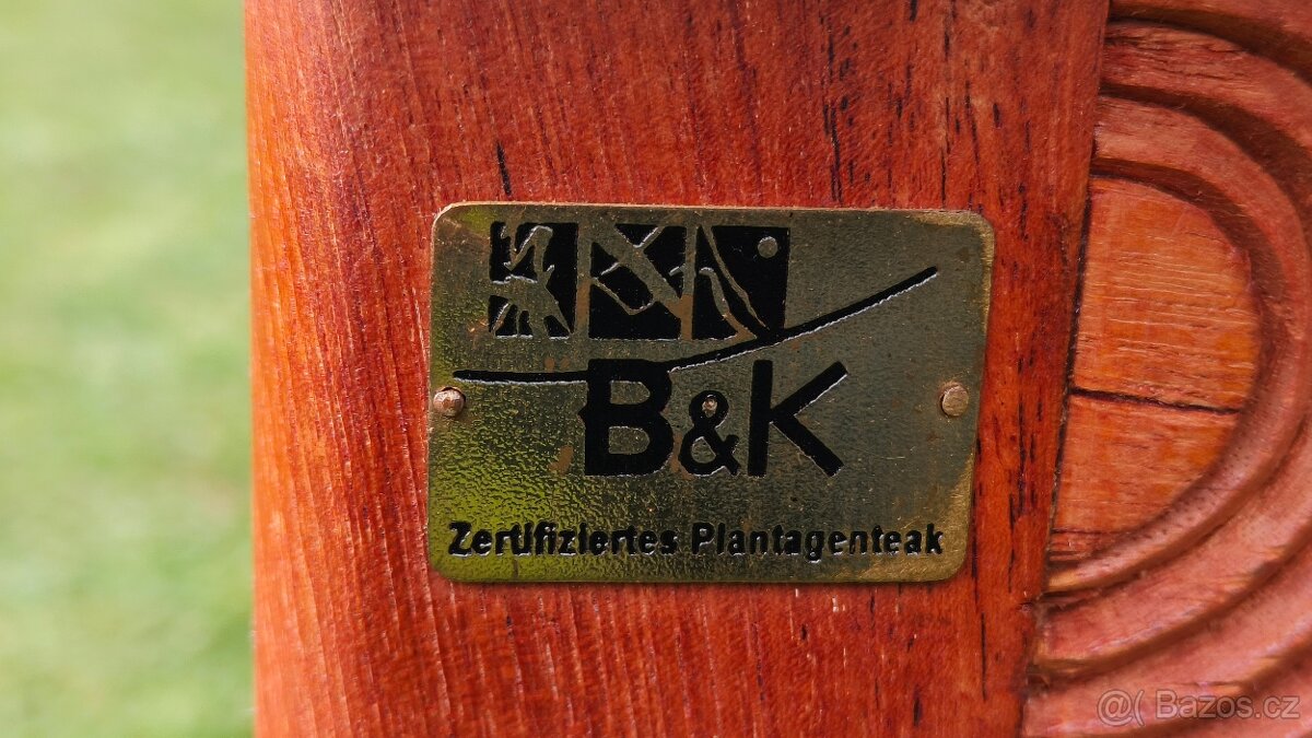 Stolek z teakového dřeva 120x55cm, výška-50cm - 12