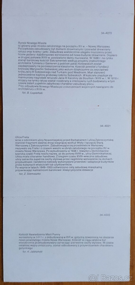 Prodám barevné pohlednice-Varšava Staré město - 12