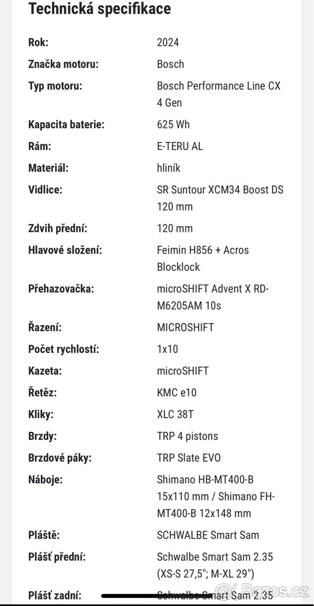 Elektrokolo Ghost e-teru 625 Wh - 12