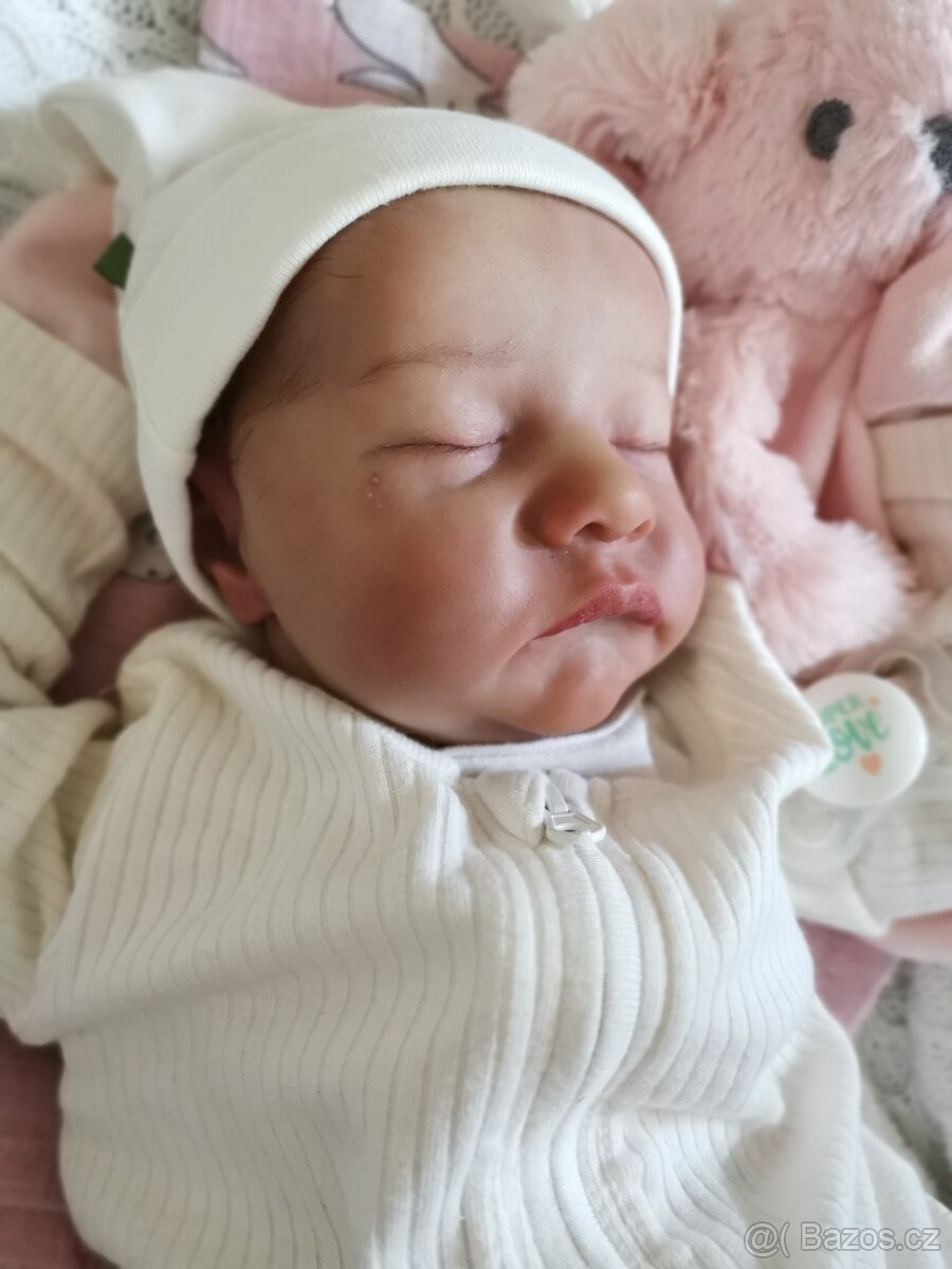 Krásná reborn holčička z kitu Levi - 12