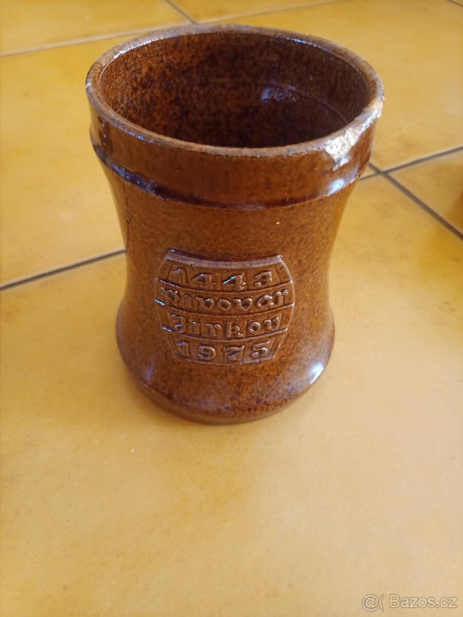 Prodám pivní skleničky keramika atd. viz foto - 12