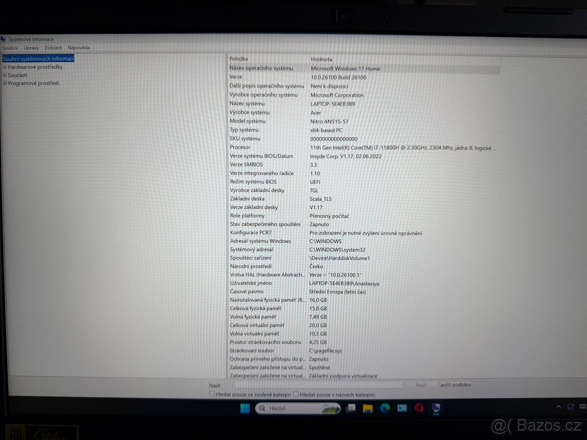 Acer Nitro 5 AN515-57 – i7 - 12