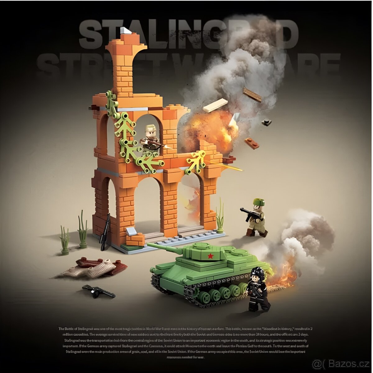 Rôzne sety vojakov 5 + doplnky - typ lego - nové - 12