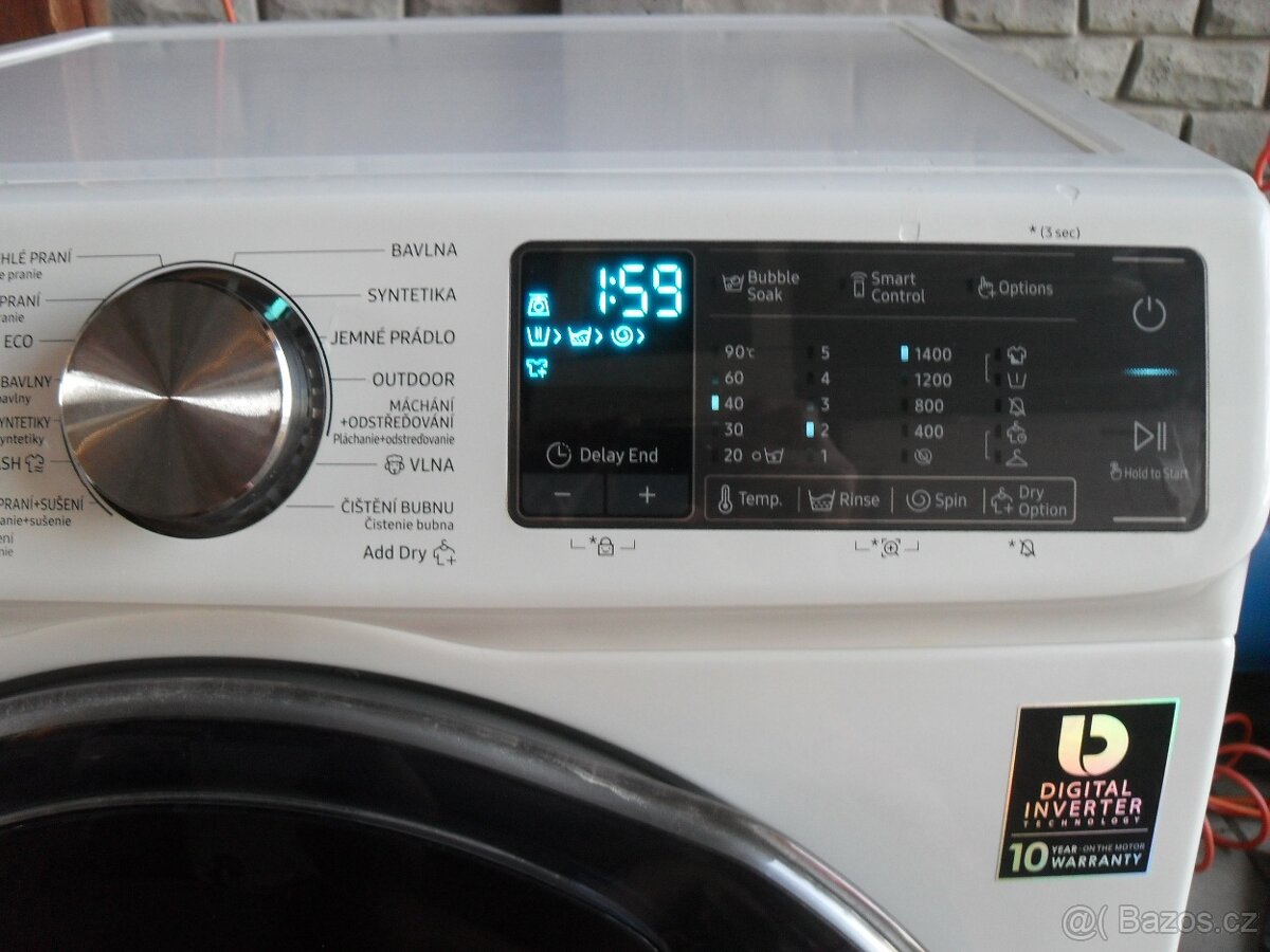 PRAČKA SE SUŠIČKOU SAMSUNG 9+5KG,APKA,DVÍŘKA ADDWASH, tř.A - 12