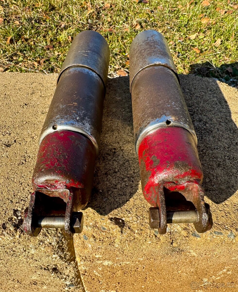 Jawa CZ 125 150 250 350 kyvacka - zadni tlumice - 12