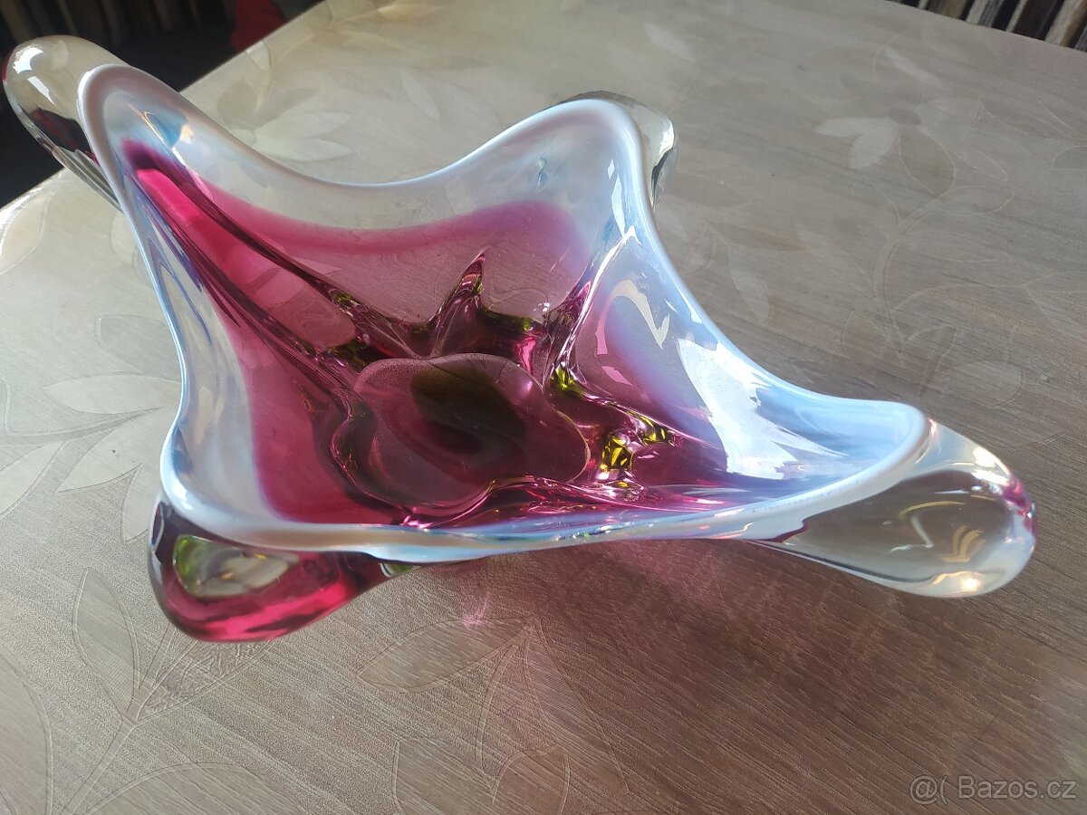 Mísa po mamince - hutní sklo - 12