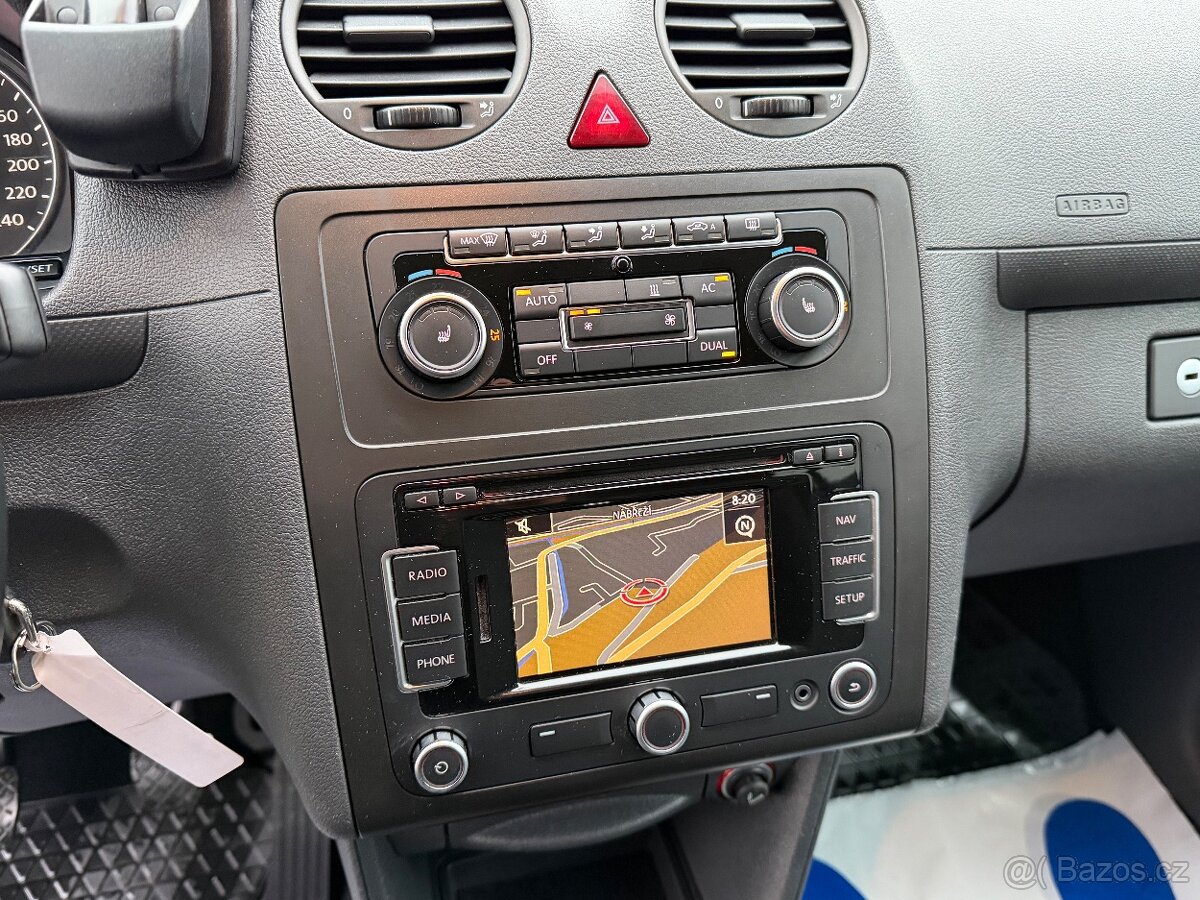 VOLKSWAGEN CADDY MAXI 2,0 TDI-7 MÍST, PARK. SENZORY, NAVI - 12