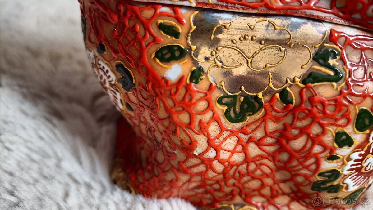 Šperkovnice, porcelán, dóza, starožitnosti - 12